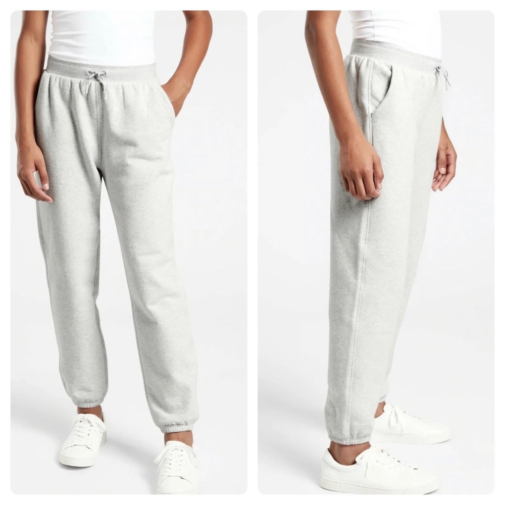 Athleta Girl RetroActive Jogger, Light Grey Heather SIZE L/12